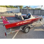 Embarcação para pesca achigã em aluminio Fenix 490