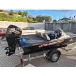 Embarcação para pesca achigã em aluminio Fenix 490