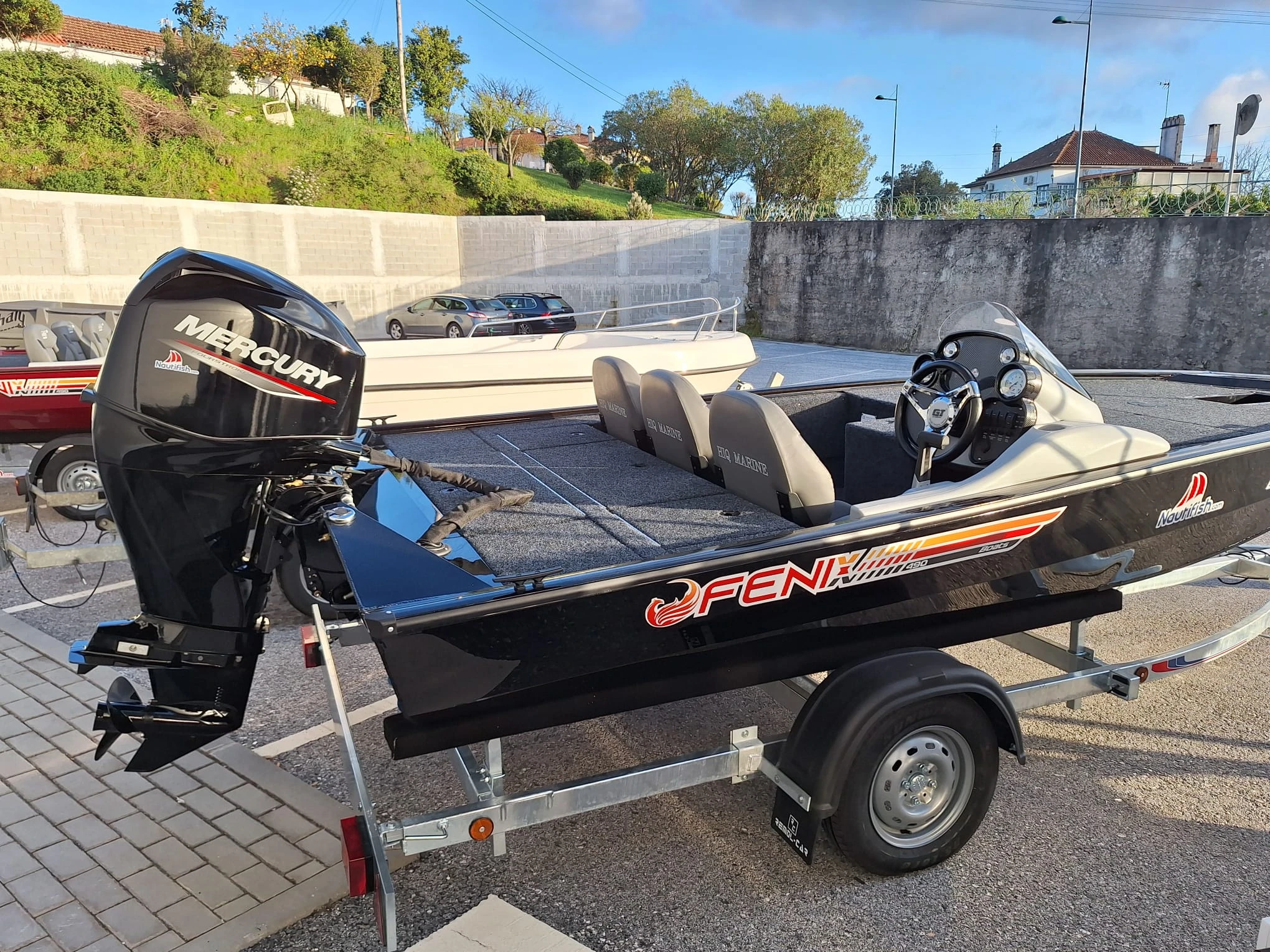 Embarcação para pesca achigã em aluminio Fenix 490 Embarcação para pesca achigã em aluminio Fenix 490