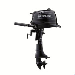 Motor fora borda Suzuki 4 Tempos DF6AS preto (coluna curta)