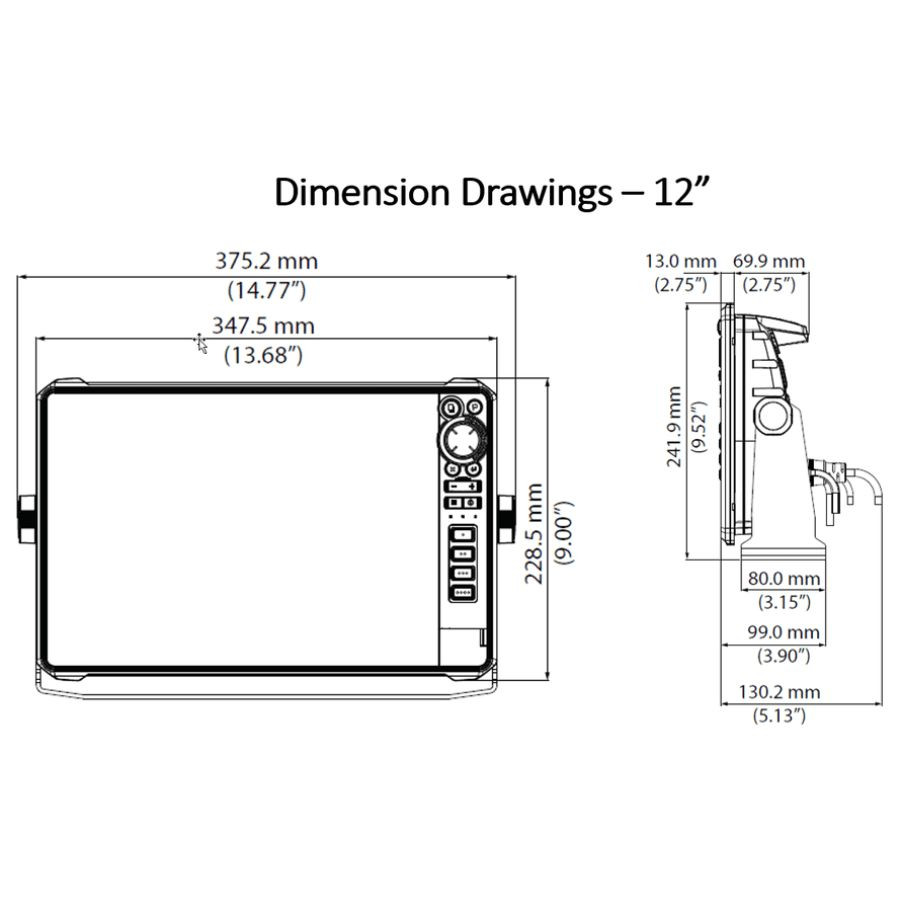 Lowrance HDS-12 PRO com Transdutor ActiveImaging™ HD 3 em 1 Lowrance HDS-12 PRO com Transdutor ActiveImaging™ HD 3 em 1
