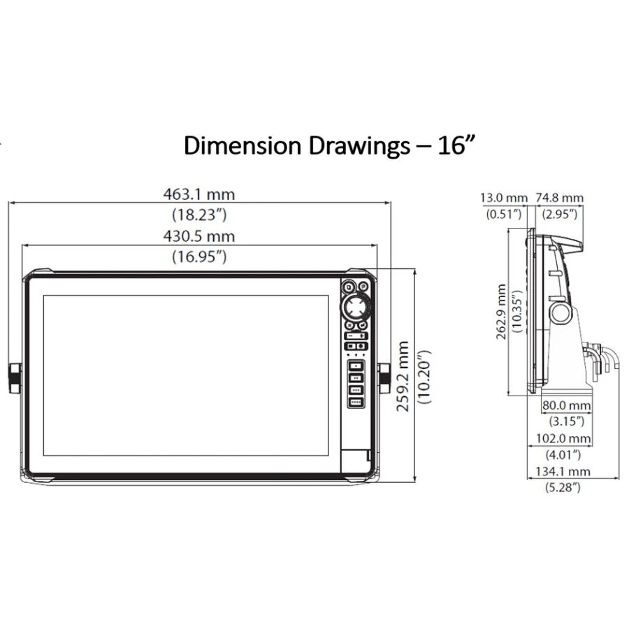 Lowrance HDS-16 PRO com Transdutor ActiveImaging™ HD 3 em 1 Lowrance HDS-16 PRO com Transdutor ActiveImaging™ HD 3 em 1