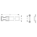 Cinta p/ Depósito de Combustível – 1.80mts x 25mm