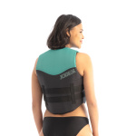 Auxiliar de Flutuação Vintage Mulher – Azul Petróleo