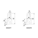 S.S. SWIVEL ANCHOR CONNECTOR