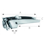 S.S. HINGED BOW ROLLER