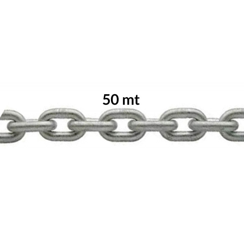GALVANIZED CALIBRATED CHAIN 50MT GALVANIZED CALIBRATED CHAIN 50MT