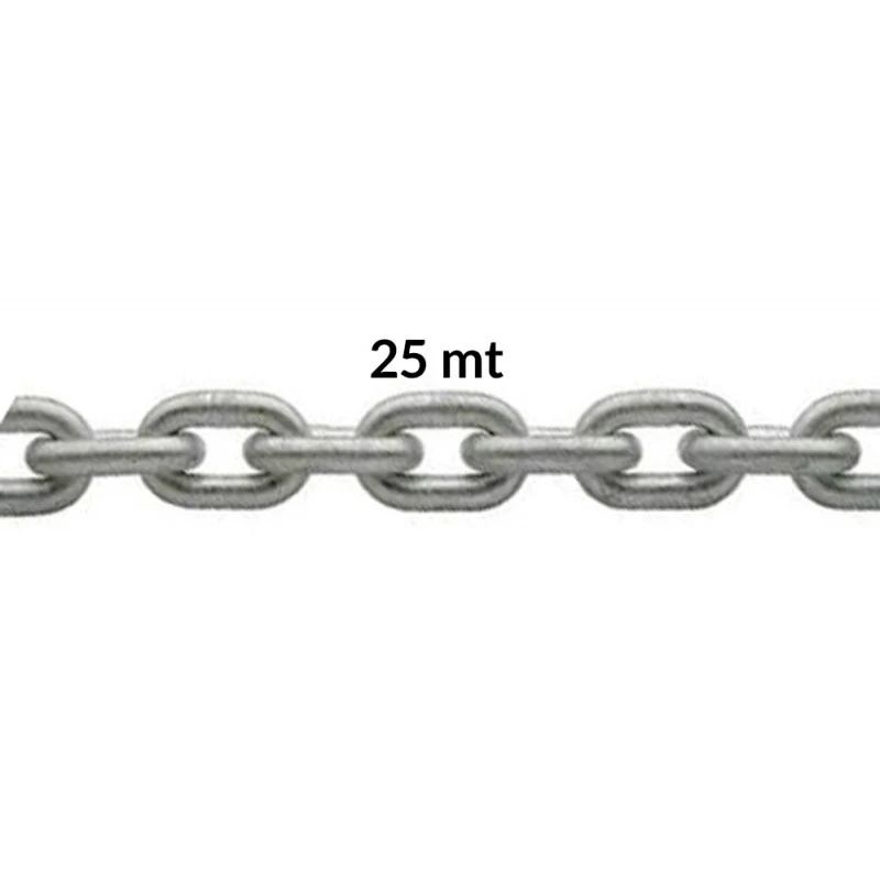 GALVANIZED CALIBRATED CHAIN 25MT GALVANIZED CALIBRATED CHAIN 25MT