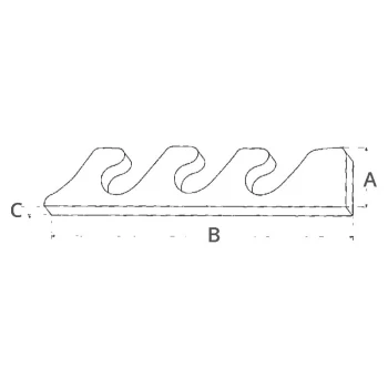 PVC WALL ROD HOLDER
