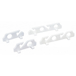 PVC WALL MOUNTED ROD HOLDER