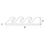 PVC WALL MOUNTED ROD HOLDER