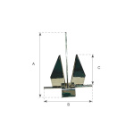 DANFORTH STYLE ANCHOR