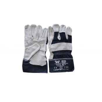 RAW LEATHER WORK GLOVES