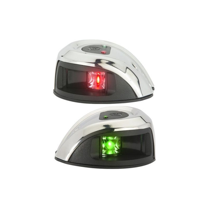 Jogo de Luzes de Navegação em PVC/Inox - Bombordo/Estibordo Jogo de Luzes de Navegação em PVC/Inox - Bombordo/Estibordo