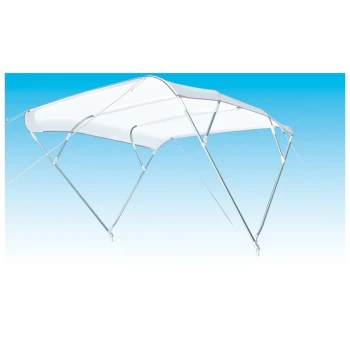 Toldo Bimini - 170x180x110cm - 2 Arcos - Branco