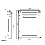 STAINLESS STEEL TELESCOPIC LADDER