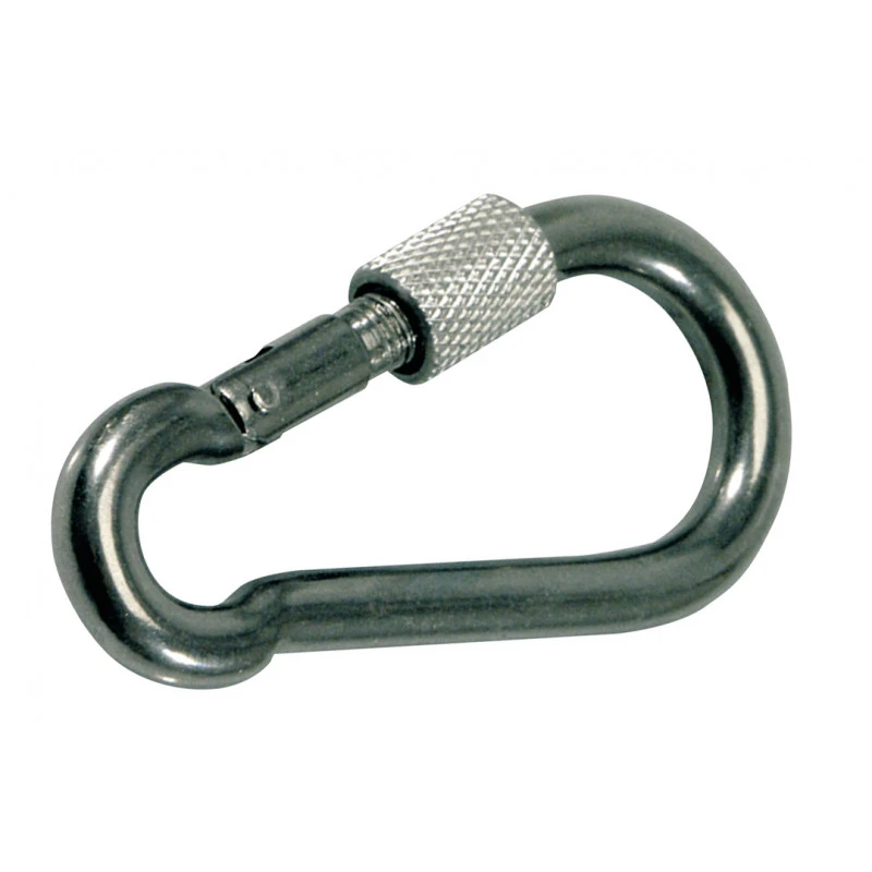 AISI 316 CARABINE WITH SAFETY SCREW AISI 316 CARABINE WITH SAFETY SCREW