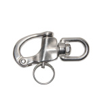 AISI 316 SNAP SHACKLES WITH SWIVEL EYE