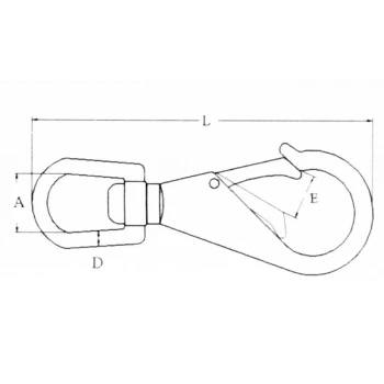 AISI 316 SWIVEL EYE BOLT SNAP SCHACKLES