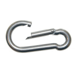 AISI 316 CARABINE WITH CLOSING A TAIL OF SWALLOW