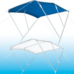 Toldo Bimini - 200x180x140cm - 3 Arcos - Azul