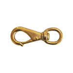 BRASS KONG SNAP HOOK WITH SWIVEL EYE