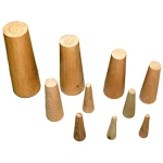 WOODEN PLUGS SET OF 10 PIECES