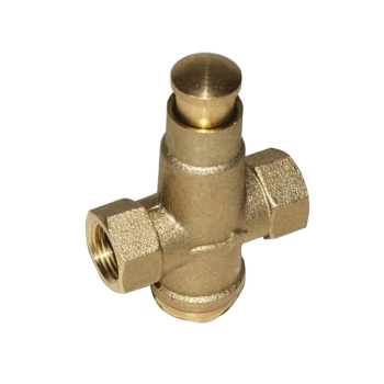BRASS PUSHBOTTON TAP 3/8