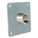 S.S PLATE AND THREADED SLEEVE