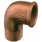 BRONZE ELBOW 90 MALE-FEMALE