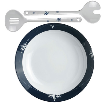 NORTHWIND SALAD BOWL WITH SPOONS