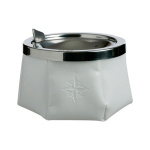 WHITE WINDPROOF ASHTRAY