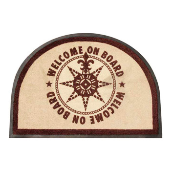 WELCOME BROWN MAT
