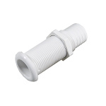 PVC THROUGH HULL HOSE CONNECTOR Ø MM.25