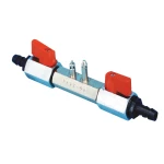 MALE TANK CONNECTOR WITH 2 VALVES PG. Ø MM.10