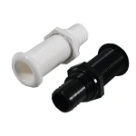 PVC THROUGH HULL WITH HOSE CONNECTOR Ø MM.22,67