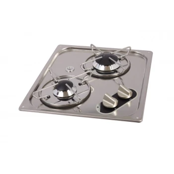 2-BURNER STEEL HOB
