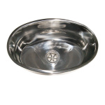 OVAL STAINLESS STEEL SINK