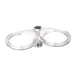 CHROME PLATED BRASS GLASS OR CAN HOLDER