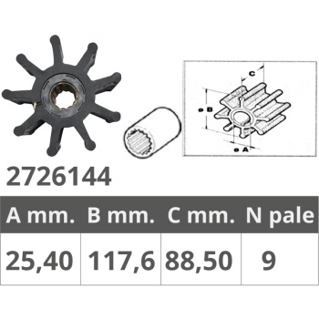 JABSCO IMPELLER 17240-0001e1879-0001
