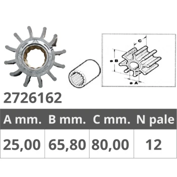 JOHNSON IMPELLER 09-821B