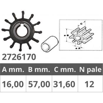 VOLVO IMPELLER REF. OR.21951350 / 83118