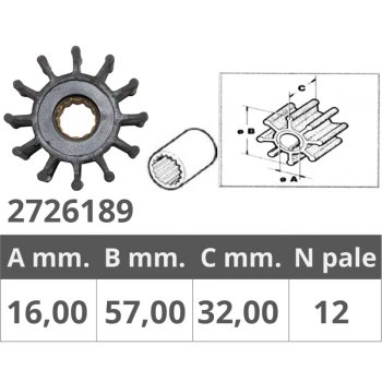 VOLVO IMPELLER 21213660/3862567