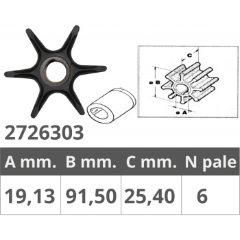 JOHNSON / EV IMPELLER 2T 40-60HP