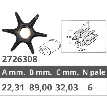 JOHNSON / EV IMPELLER 2T V4-V6