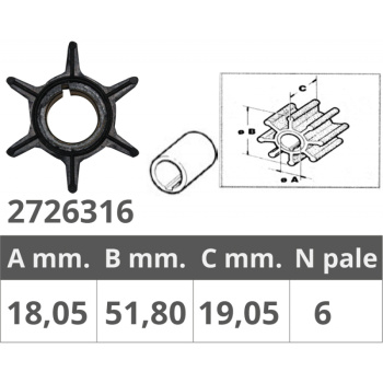 SELVA 4T 50-60 HP IMPELLER