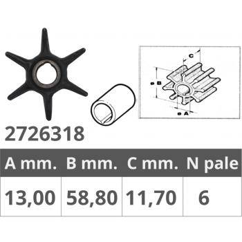 MERCURY 4T IMPELLER 9.9-15 HP