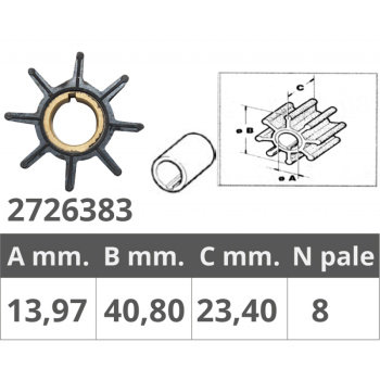 TOHATSU IMPELLER 2 / 4T 9,9-15-18 HP