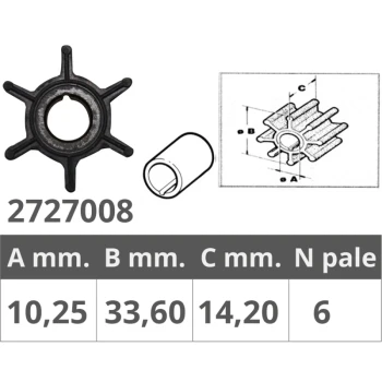 MERCURY 2T TOHATSU 2 / 4T IMPELLER