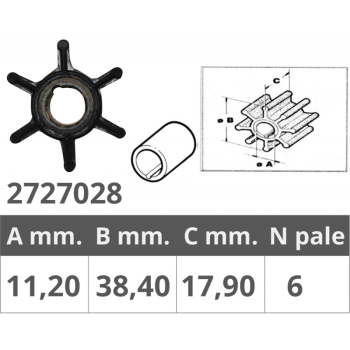 JOHNSON / EV IMPELLER 2 / 4T 4/8 HP